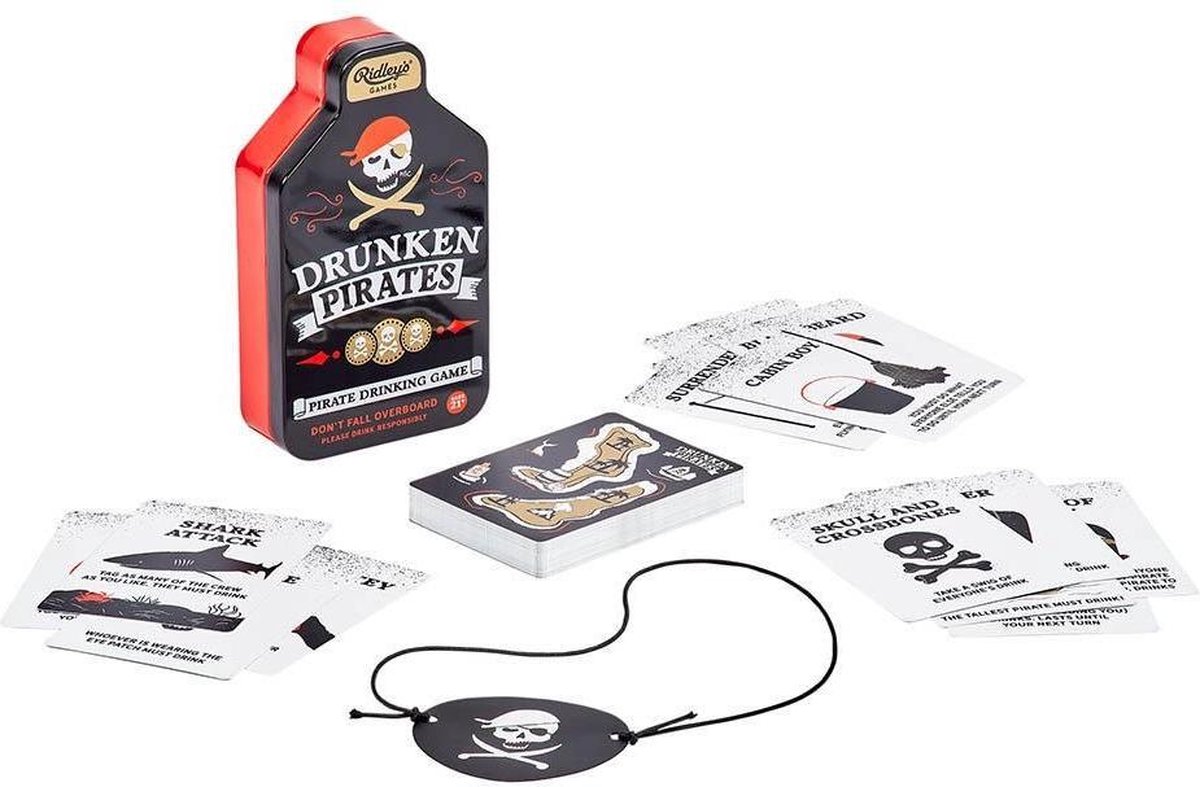 Ridleys Games Drankspel Drunken Pirate Karton/tin (en)